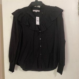 NTW Loft Black Blouse Size S